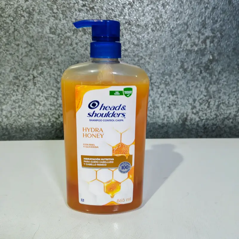 Shampoo Head & Shoulders - Hidratación Nutritiva con Miel - 865ml