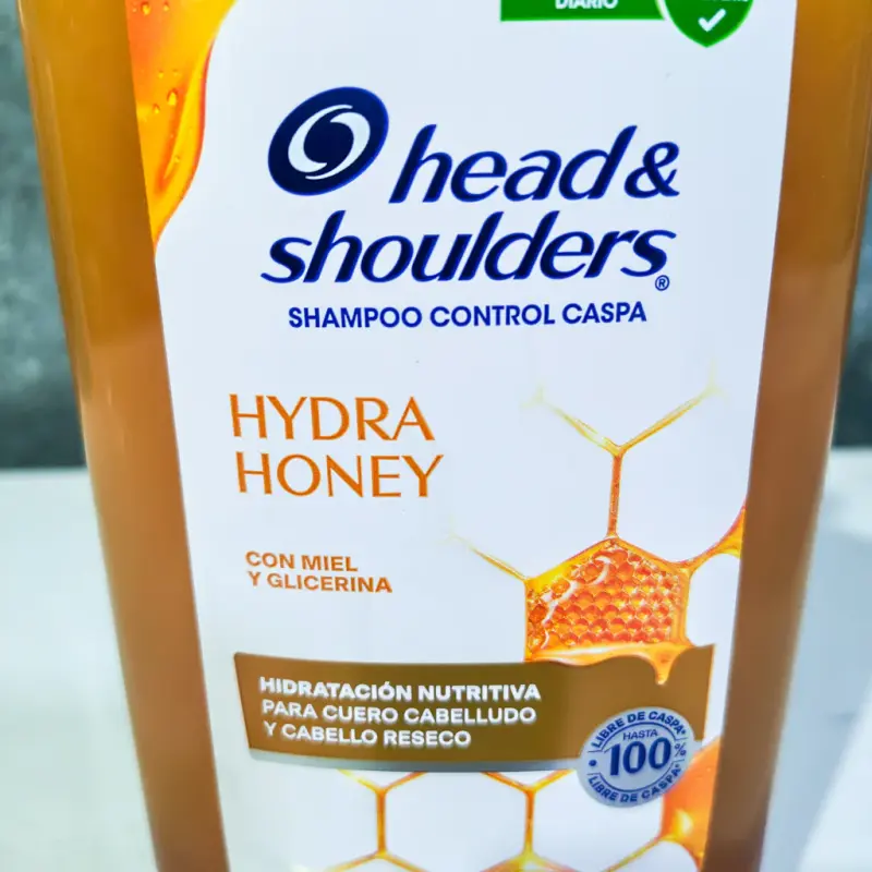 Shampoo Head & Shoulders - Hidratación Nutritiva con Miel - 865ml