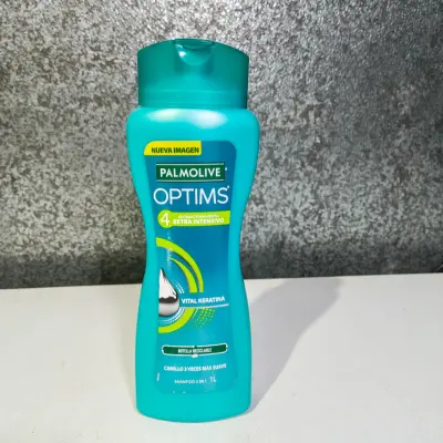 Shampoo Palmolive Optims - Vital Keratina Nivel 4 Acondicionamiento Extra Intensivo -  1L