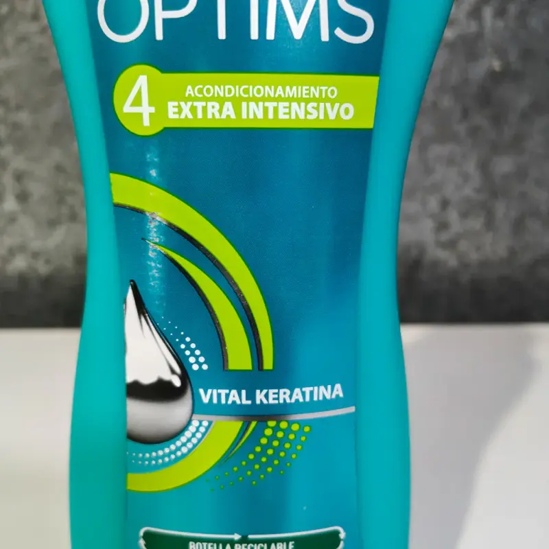 Shampoo Palmolive Optims - Vital Keratina Nivel 4 Acondicionamiento Extra Intensivo -  1L