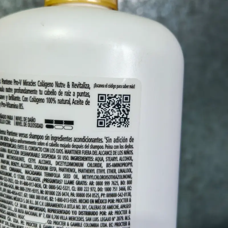 Acondicionador - Pantene Pro-V - Colágeno Nutre & Revitaliza 950ml