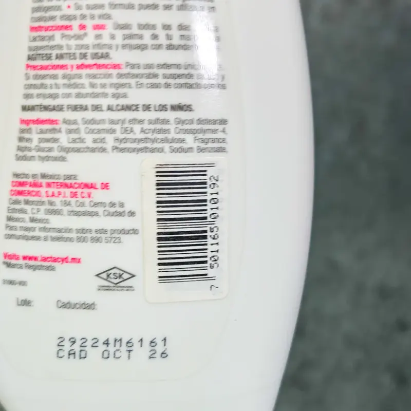 Shampoo íntimo Lactacyd Pro Bio fémina floral 220 ml