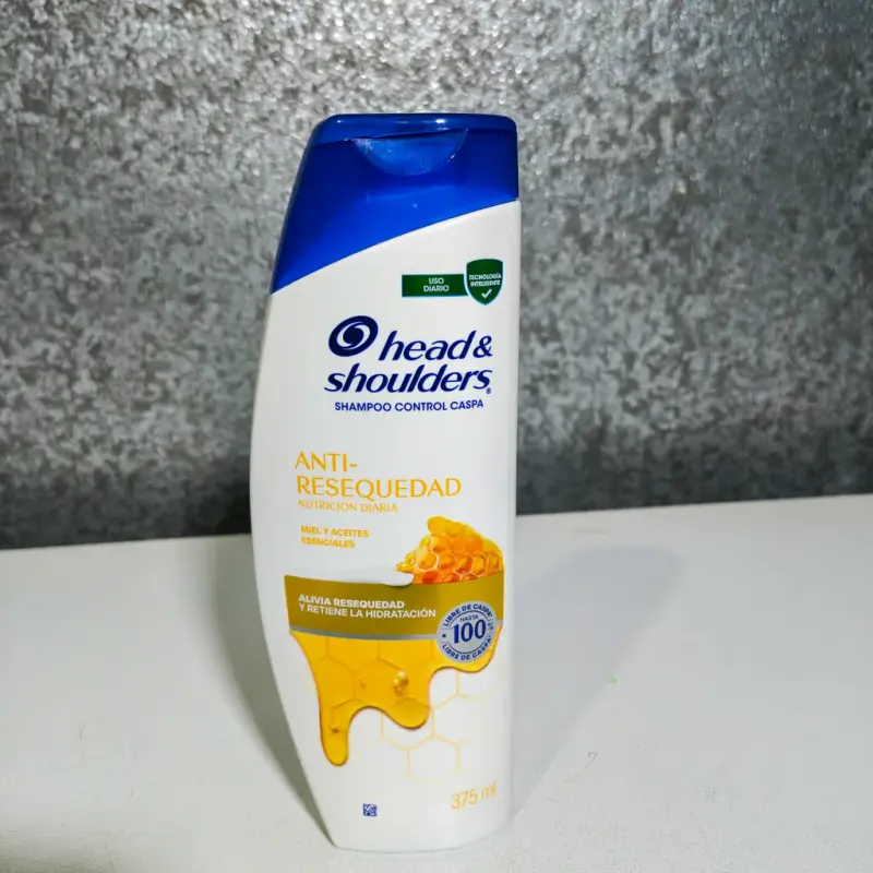 Shampoo Head & Shoulders Anti-Resequedad - Miel y Aceites Esenciales 375ml