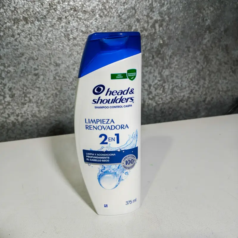 Shampoo Head & Shoulders - Limpieza Renovadora - Control Caspa - 375ml