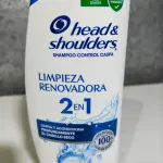 Shampoo Head & Shoulders - Limpieza Renovadora - Control Caspa - 375ml