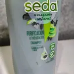 Shampoo Sedal - purificación e hidratación - carbón activado y aloe - 620ml